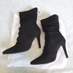 Journee collection Markie Black Mid Calf Boots NEW Size 8